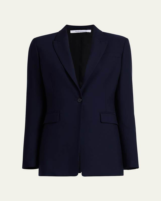 Single Button Blazer Jacket